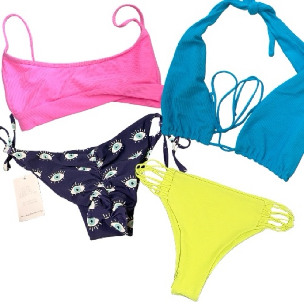 Fused Hawaii, Mikoh & Frankie’s Bikini Sets NWT nwot